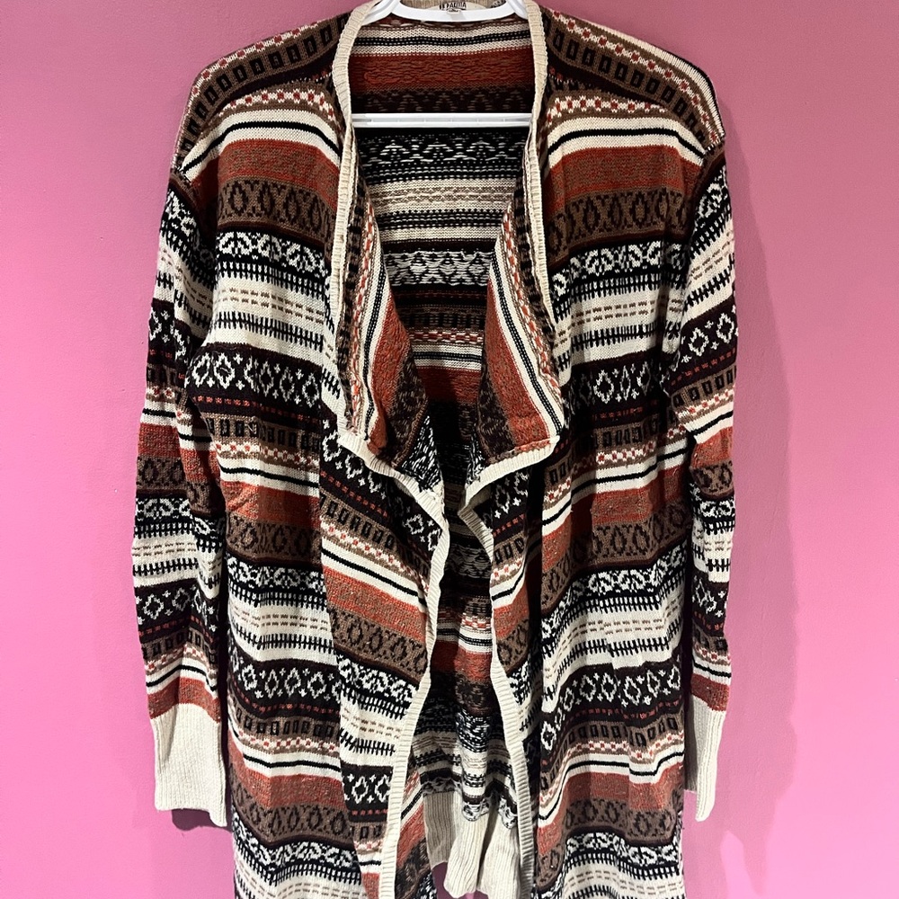 Women's Multicolor Patterned Sweater